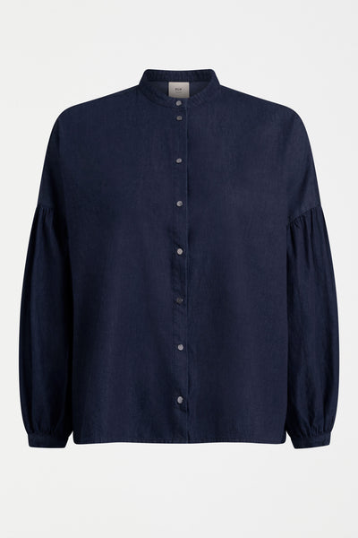 ALBEZ SHIRT - DARK BLUE DENIM | Elk The Label