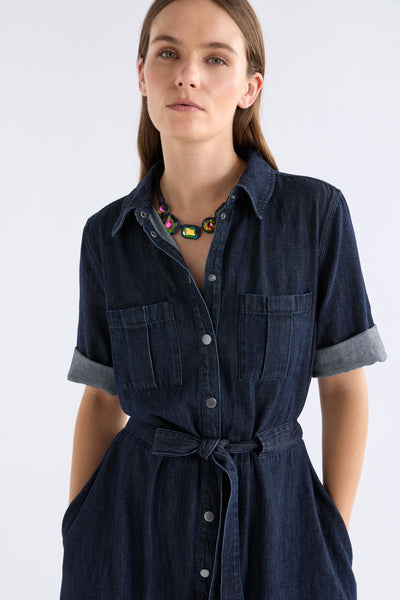 JULE CHOKER NECKLACE - IRIDESCENT MAGENTA | Elk The Label