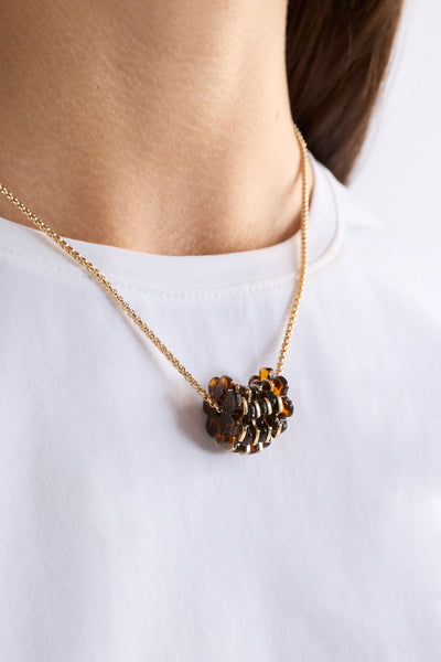 FLAKKRIN NECKLACE - TORTOISESHELL SPECKLE | Elk The Label