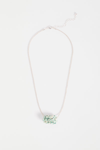 FLAKKRIN NECKLACE - GREEN SPECKLE | Elk The Label