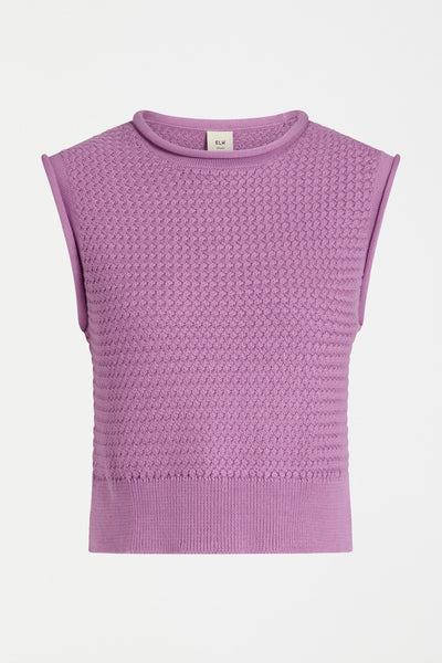 NAYA KNIT VEST - VIOLET | Elk The Label
