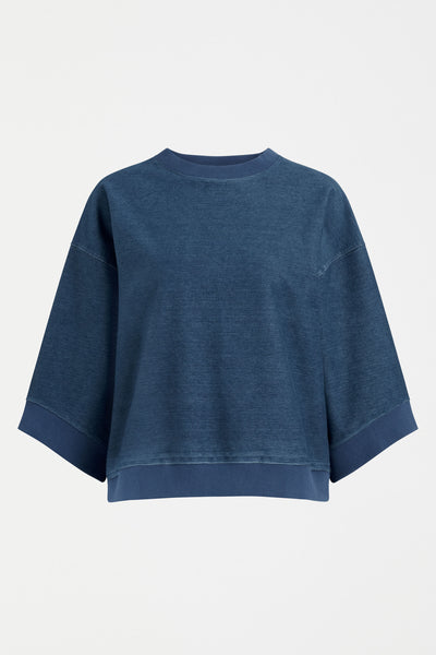 ENFELD TEE - MID BLUE WASH | Elk The Label