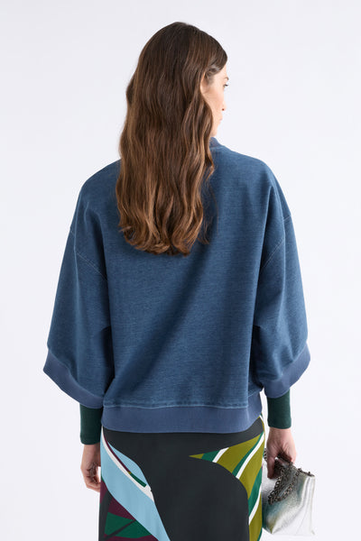 ENFELD TEE - MID BLUE WASH | Elk The Label