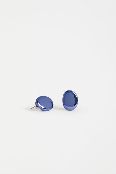 ATUR MINI STUD EARRING - DUSK BLUE | Elk The Label