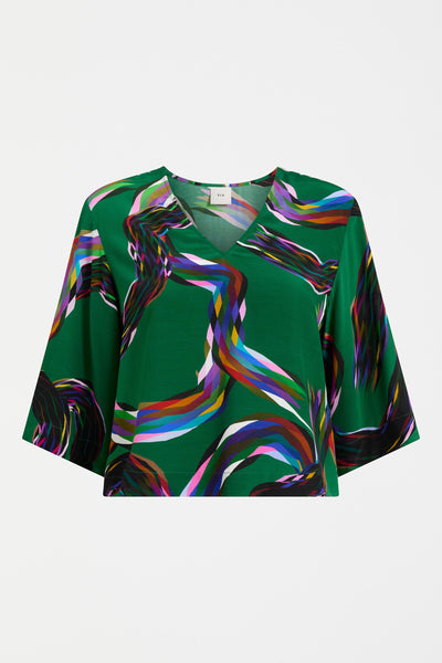 METZ TOP - FACET PRINT | Elk The Label