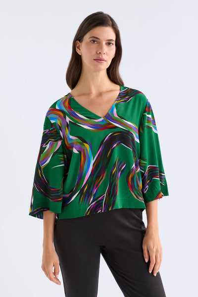 METZ TOP - FACET PRINT | Elk The Label
