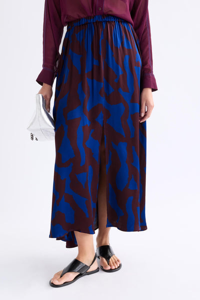 BESA SKIRT - VARR PRINT / SHIRAZ | Elk The Label