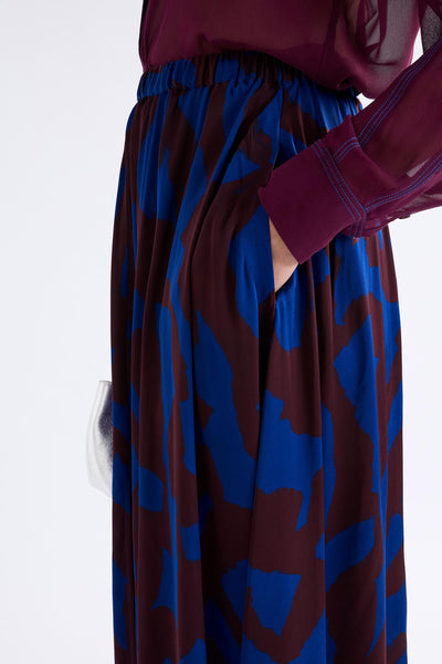 BESA SKIRT - VARR PRINT / SHIRAZ | Elk The Label
