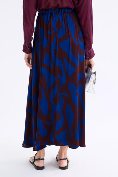 BESA SKIRT - VARR PRINT / SHIRAZ | Elk The Label