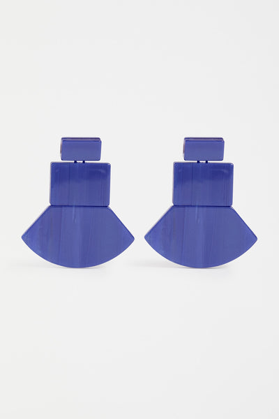 HELSIN DROP EARRING - COBALT | Elk The Label