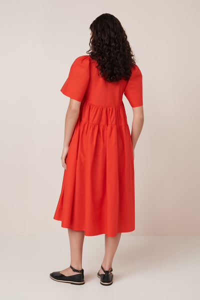 Maquette Dress - Scarlet | Kowtow