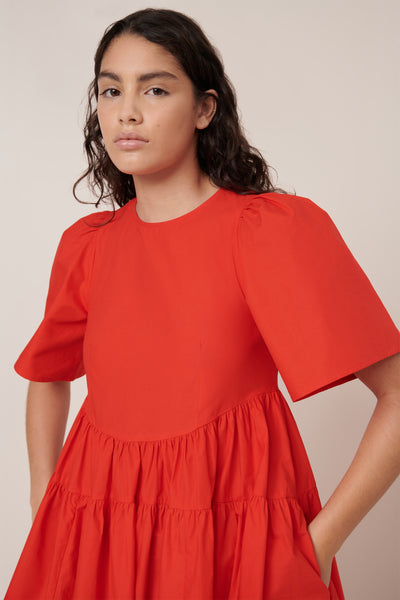 Maquette Dress - Scarlet | Kowtow