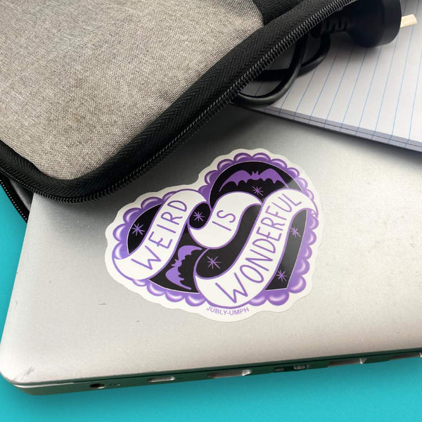 Weird Is Wonderful Sticker | Jubly Umph
