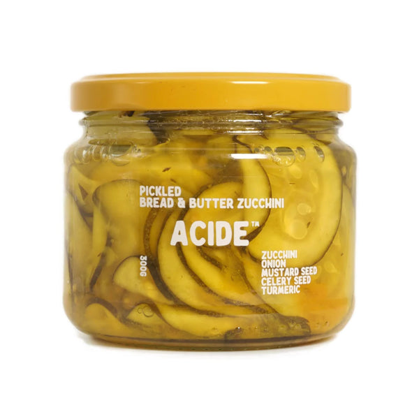 Pickled Bread and Butter Zucchini | Acide