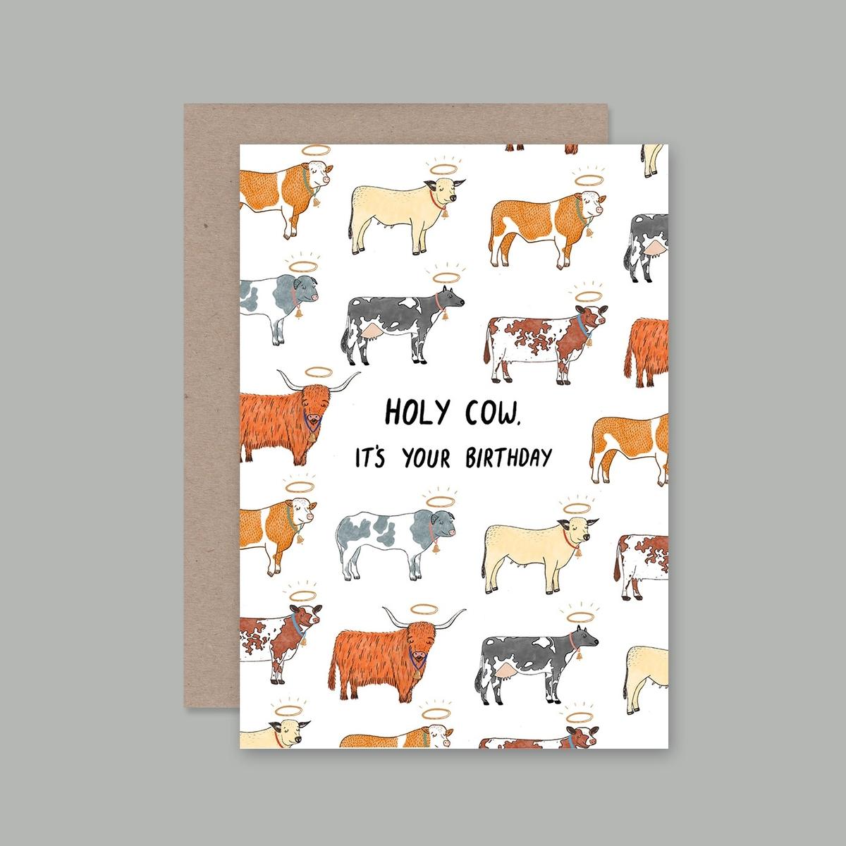 HOLY COW Card | AHD Paper Co.