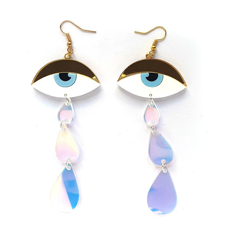 Cry Baby Earrings| Stof Studios | Gold