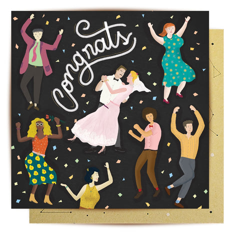 Wedding Congrats Greeting Card | La La Land
