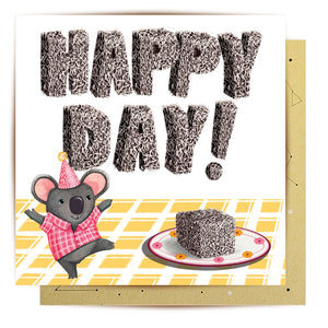 Happy Day Lamington Greeting Card | La La Land