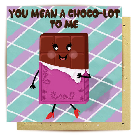 Chocolot Greeting Card | La La Land