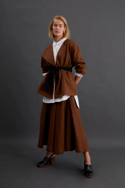 Ativ Skirt - Bronze/Brown |  Elk The Label