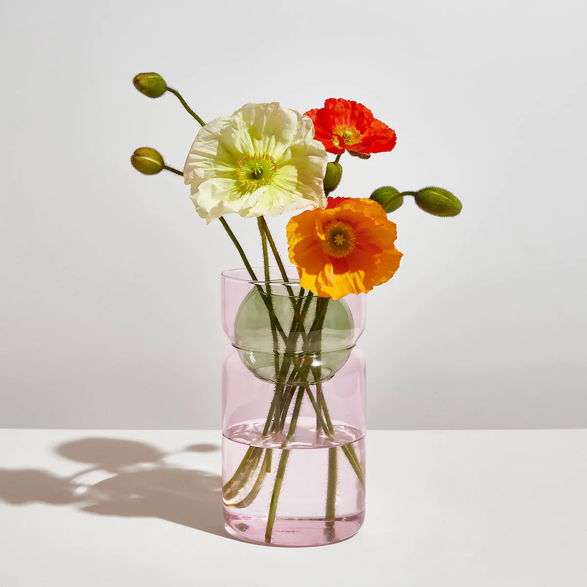 Balance Vase | Pink + Green | Fazeek