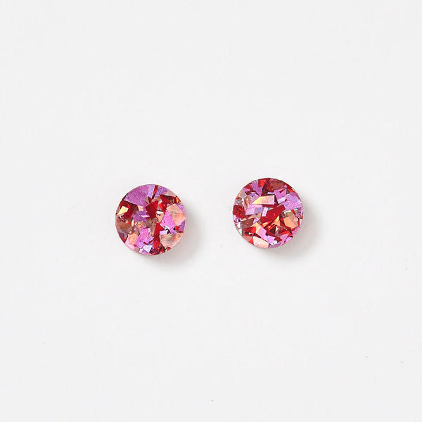 Mini Circle Stud Earring | Martha Jean | Cherry