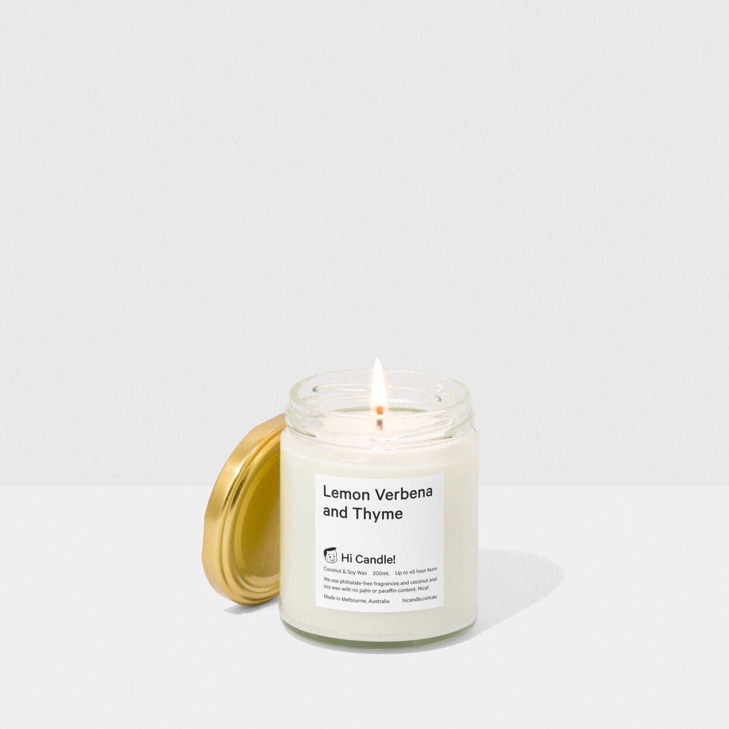 Lemon Verbena and Thyme Candle | Hi Candle