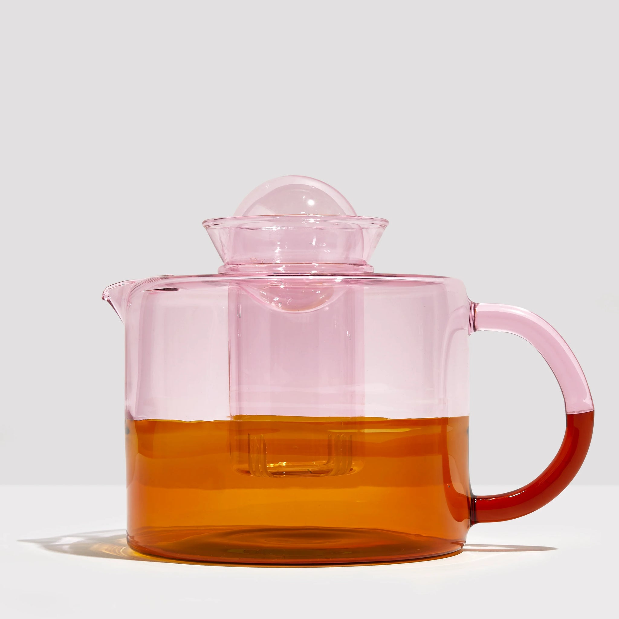 Two Tone Teapot | Pink/Amber | Fazeek