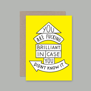 Brilliant Card | AHD Paper Co.