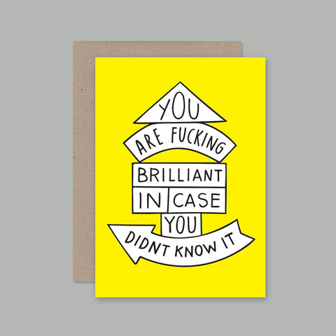 Brilliant Card | AHD Paper Co.