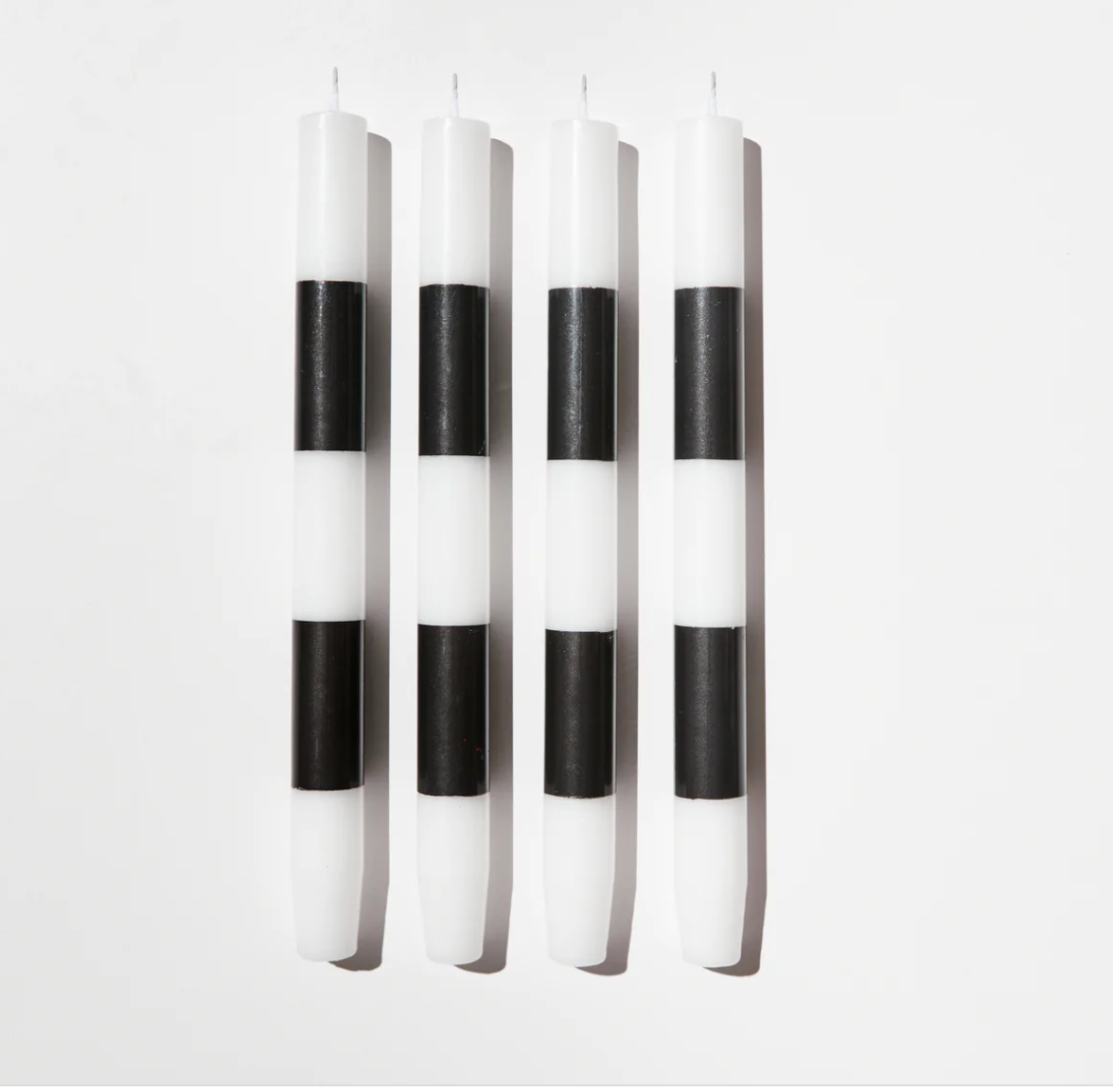 Stripe Candle Pack | Black + White | Fazeek
