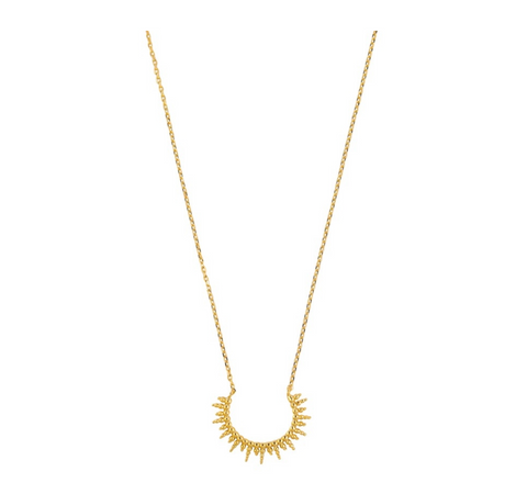 Gold Sun Ray Necklace | Tiger Tree