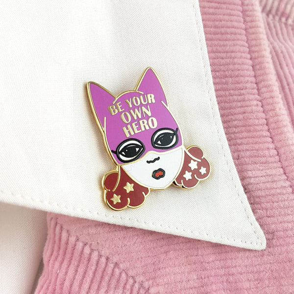 Be Your Own Hero Lapel Pin | Jubly-Umph