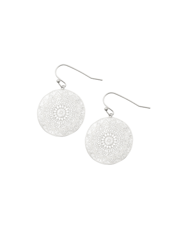 Silver Mini Web Earring | Tiger Tree
