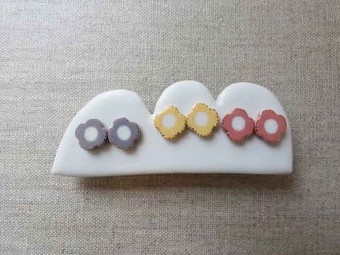 Tsubomi Stud - Assorted Colours | And O Designs